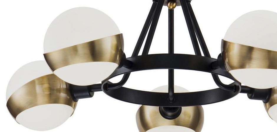 Люстра Hold Ball Brass Chandelier 5 Люстра Hold Ball Brass Chandelier 5 - Loft-Concept в Самаре