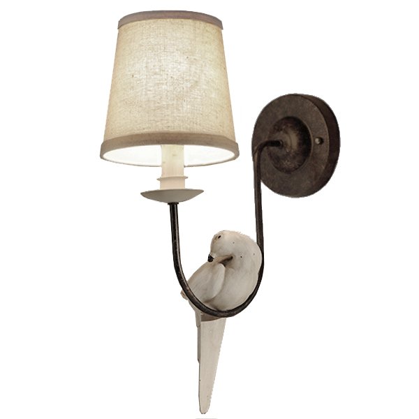 Бра Norman Bird Wall Lamp One II ivory ( слоновая кость ) в Самаре | Loft Concept 