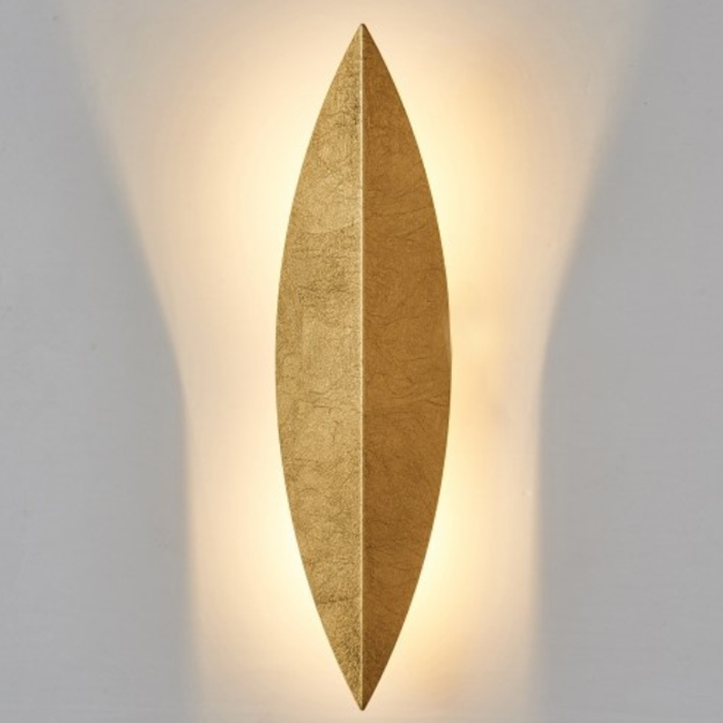 Art Deco Leaf Wall Lamp Gold Золотой в Самаре | Loft Concept 