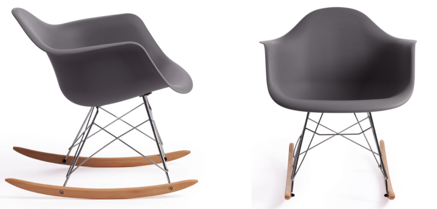 Кресло RAR Rocking grey - фото