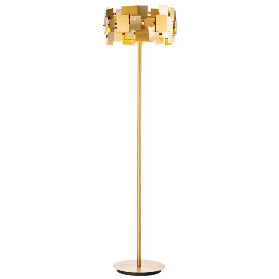 Торшер Gold Plate Floor Lamp  в Самаре | Loft Concept 