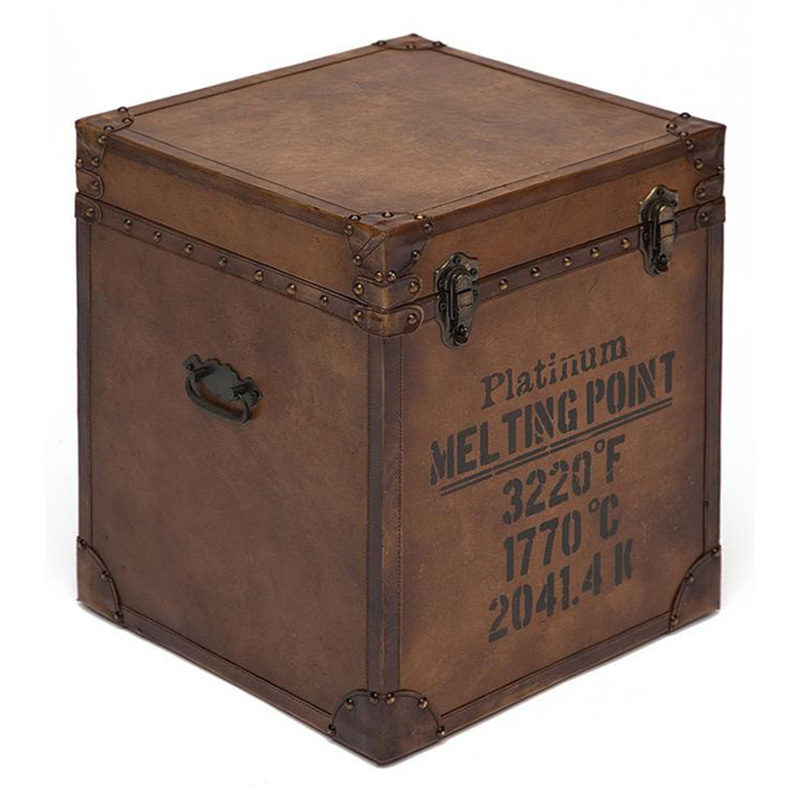 Сундук Vintage buffalo leather chest Коричневый винтаж в Самаре | Loft Concept 