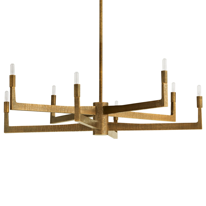 Люстра Arteriors GRIFF CHANDELIER Золотой Латунь в Самаре | Loft Concept 