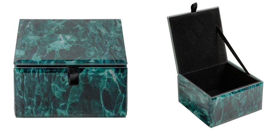 Шкатулка Turquoise Smoke Cube Шкатулка Turquoise Smoke Cube - Loft-Concept в Самаре