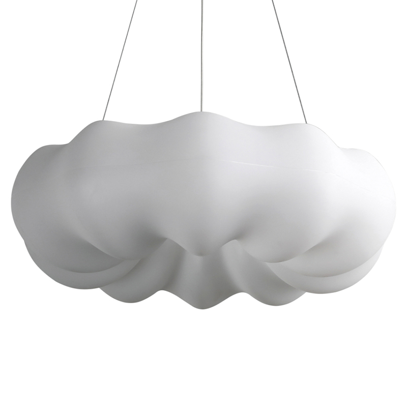 Подвесной светильник светодиодный из стали с пультом Cloudy Light White Белый в Самаре | Loft Concept 