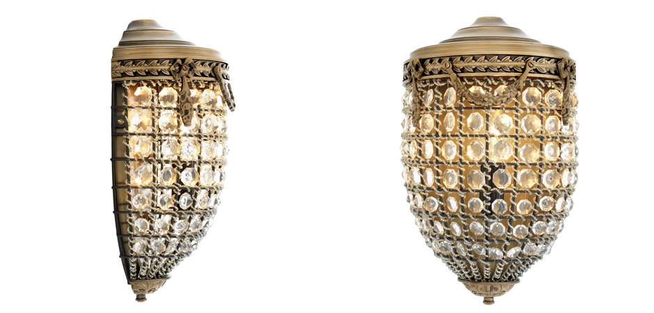 Бра Eichholtz Wall Lamp Emperor Brass - Loft-Concept в Самаре