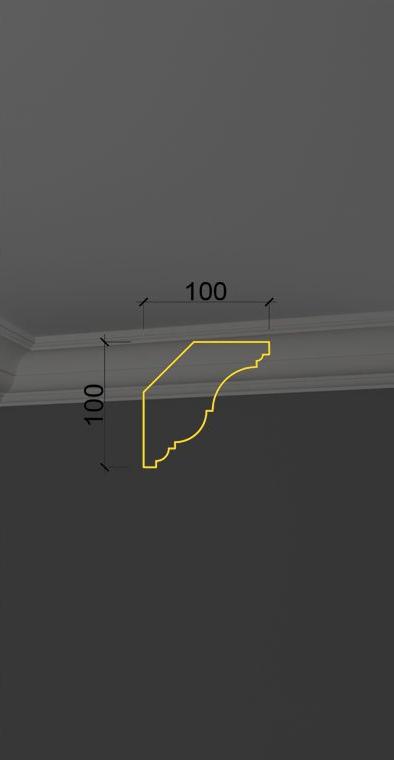 Гладкий карниз KT-10 Гладкий карниз KT-10 в Самаре