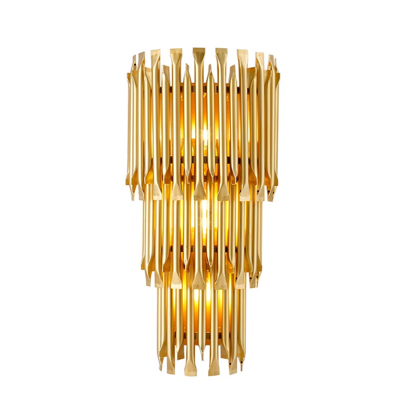 Бра MATHENY III WALL LAMP by DELIGHTFULL Gold Глянцевое золото матовое золото в Самаре | Loft Concept 