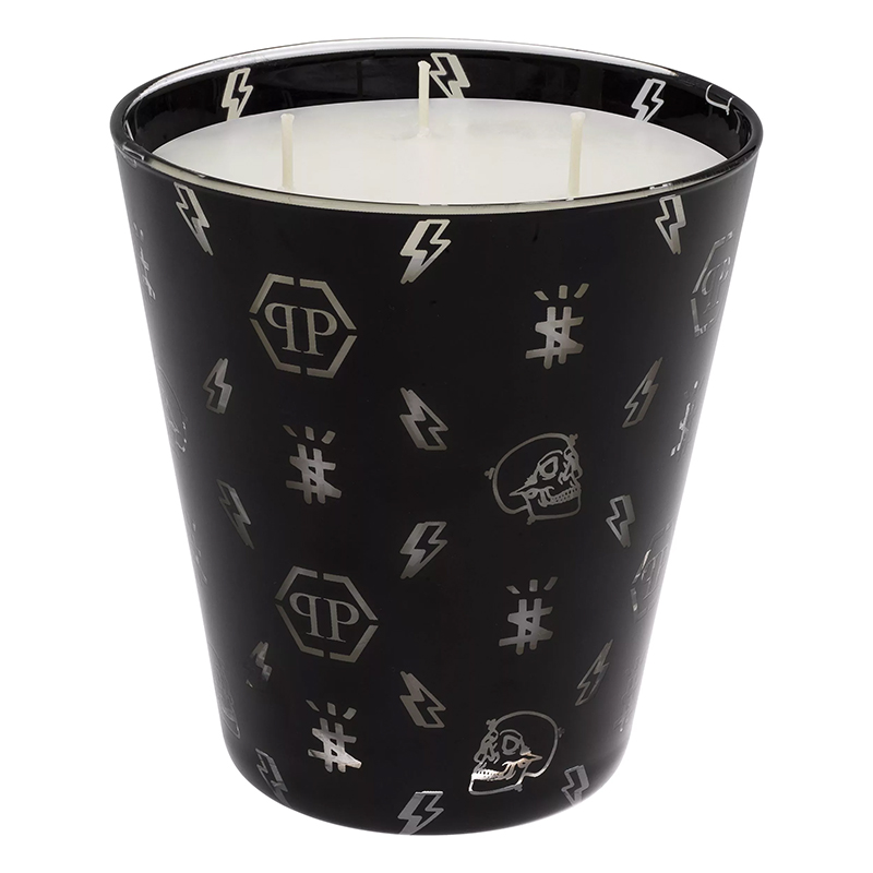 Свеча Philipp Plein Candle Monogram M Черный Белый в Самаре | Loft Concept 