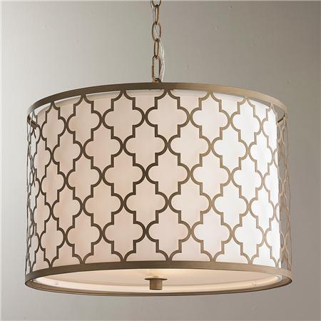 Люстра Contempo Arabesque Convertible Drum Pendant Латунь в Самаре | Loft Concept 