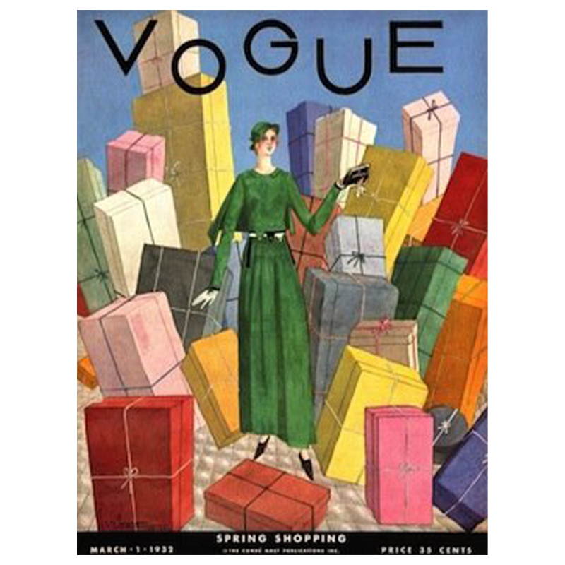 Постер Vogue Cover 1932 March  в Самаре | Loft Concept 