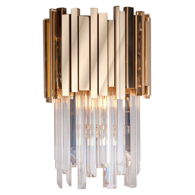 Бра Luxxu Modern Cascade Wall Lamp Gold 40 Золотой Прозрачное Стекло в Самаре | Loft Concept 