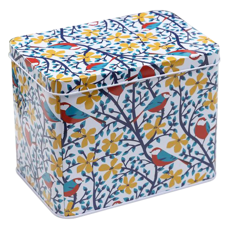 Шкатулка металлическая Birds and Bloom Colorful Metal Tea Box Мульти Шкатулка металлическая Birds and Bloom Colorful Metal Tea Box Мульти в Самаре | Loft Concept