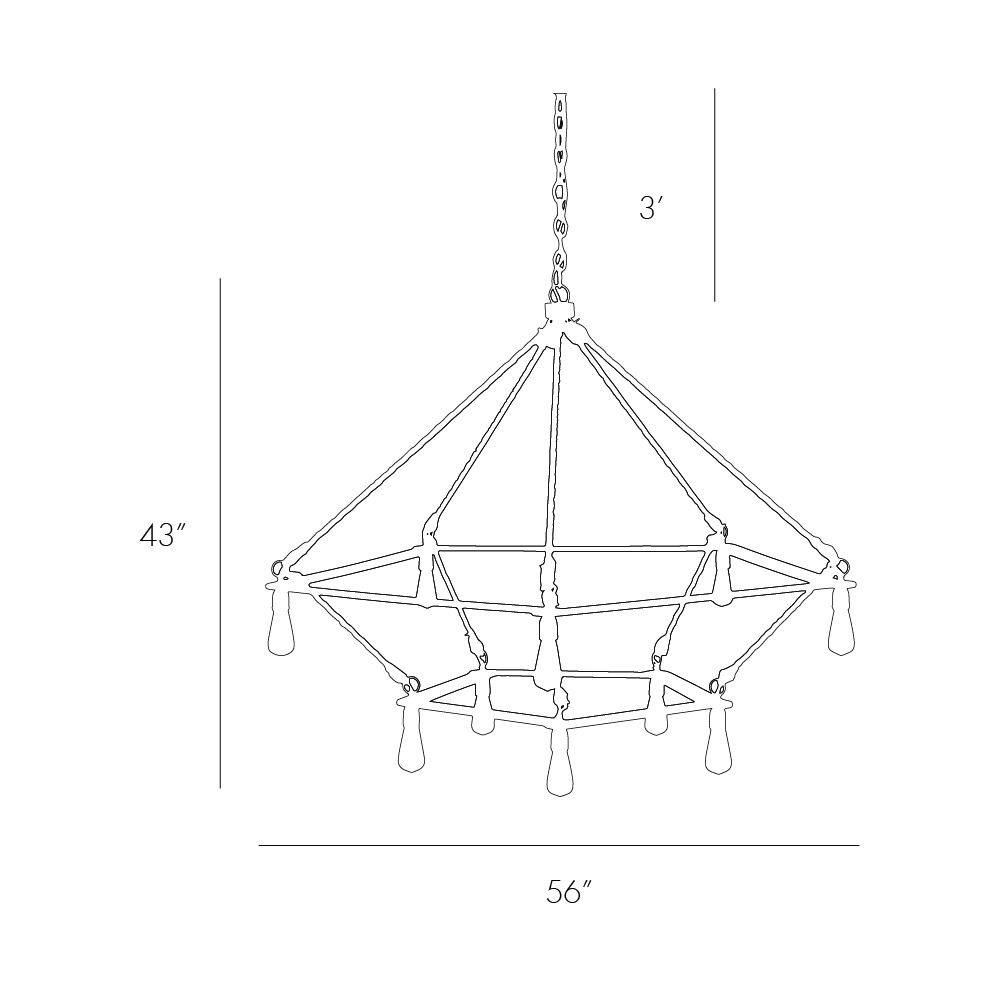 Люстра Arteriors MCINTYRE TWO TIERED CHANDELIER в Самаре