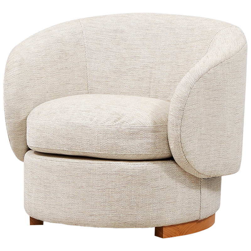 Кресло Toby Beige Armchair Бежевый Древесина Кресло Toby Beige Armchair Бежевый Древесина в Самаре | Loft Concept
