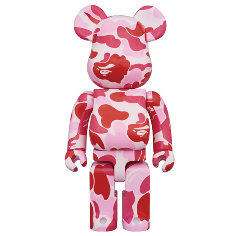 Статуэтка Bearbrick Camouflage Pink Розовый Красный в Самаре | Loft Concept 