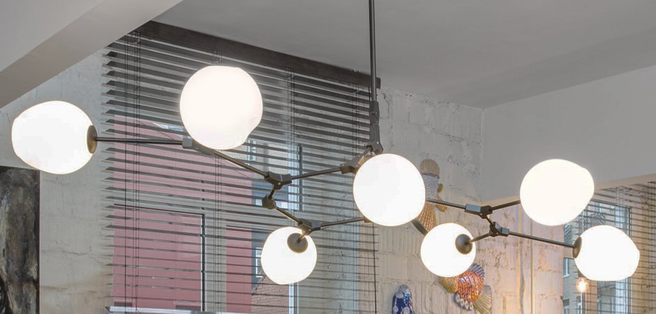 Люстра Сrumpled Bubble White Glass Люстра Сrumpled Bubble White Glass - Loft-Concept в Самаре