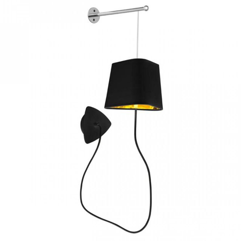 Бра Designheure Lighting Black Wall Lamp Золотой Черный в Самаре | Loft Concept 