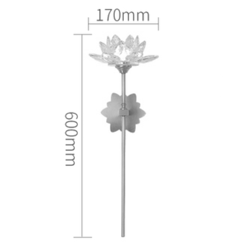 Бра Хрустальный Цветок Лотоса Lotus flower Wall Clear Glass D в Самаре