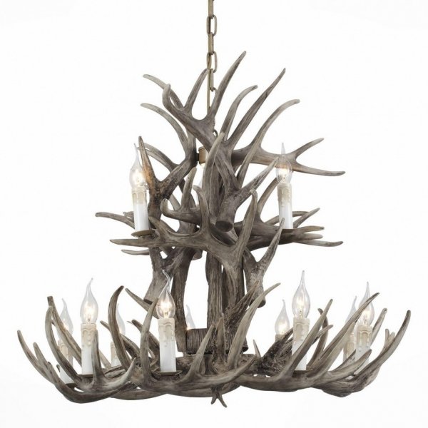 Люстра Hornland Chandelier 12 Grey Серый в Самаре | Loft Concept 