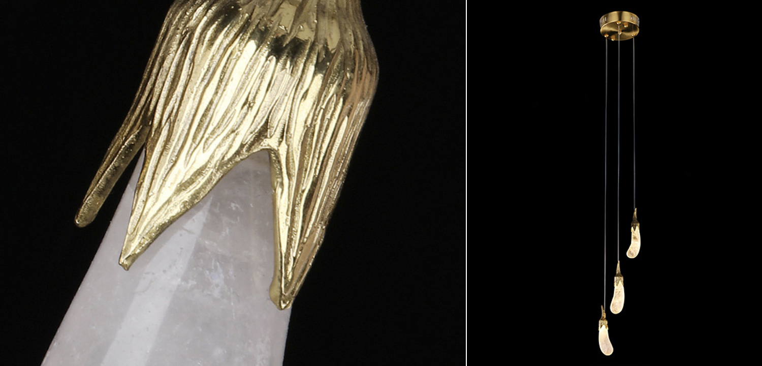 Люстра Eggplant Chandelier circle - фото