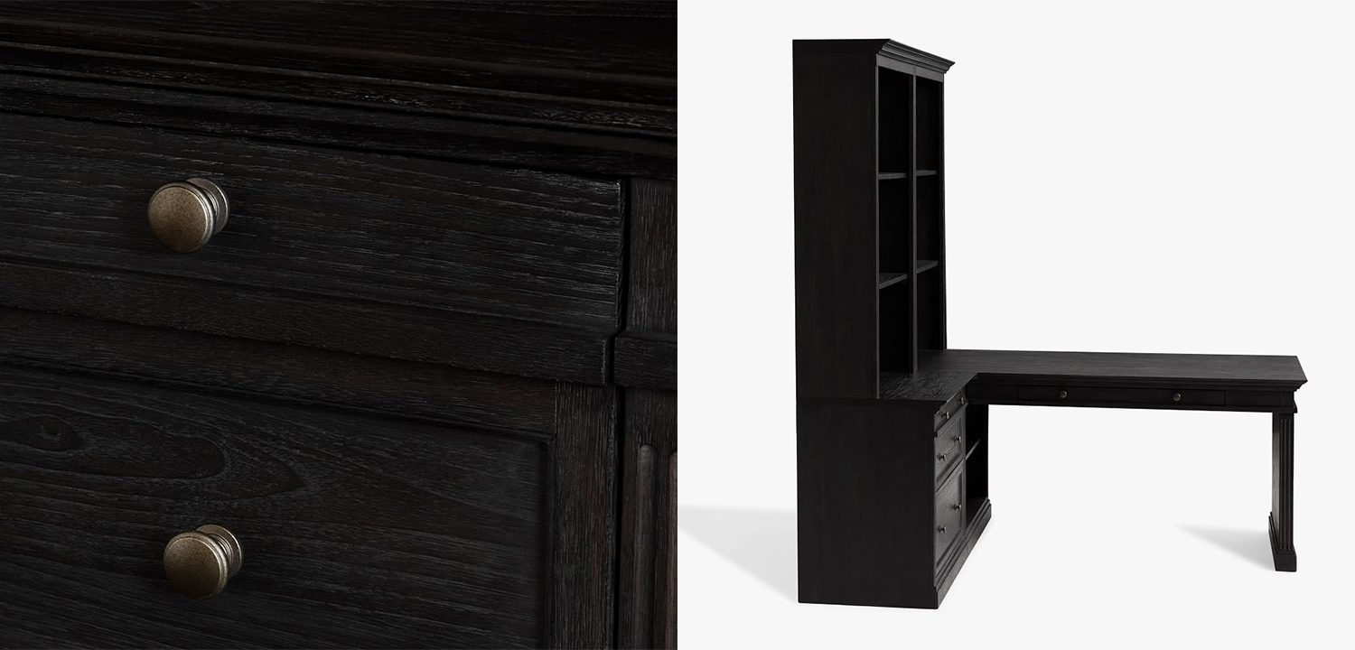 Рабочий стол-стеллаж Benjamin Side - фото №3