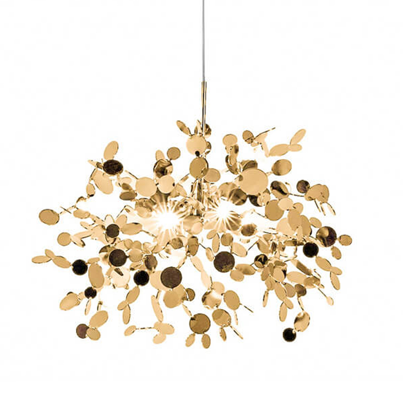 Люстра Terzani Argent Suspension Gold Pendant Lamp 40 Золотой в Самаре | Loft Concept 