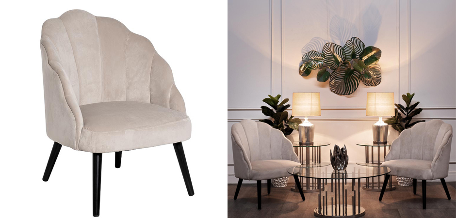 Кресло FolioFlower Armchair beige Кресло FolioFlower Armchair beige - Loft-Concept в Самаре