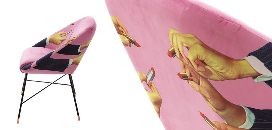 Кресло Seletti Padded Chair Lipsticks Pink Кресло Seletti Padded Chair Lipsticks Pink - Loft-Concept в Самаре