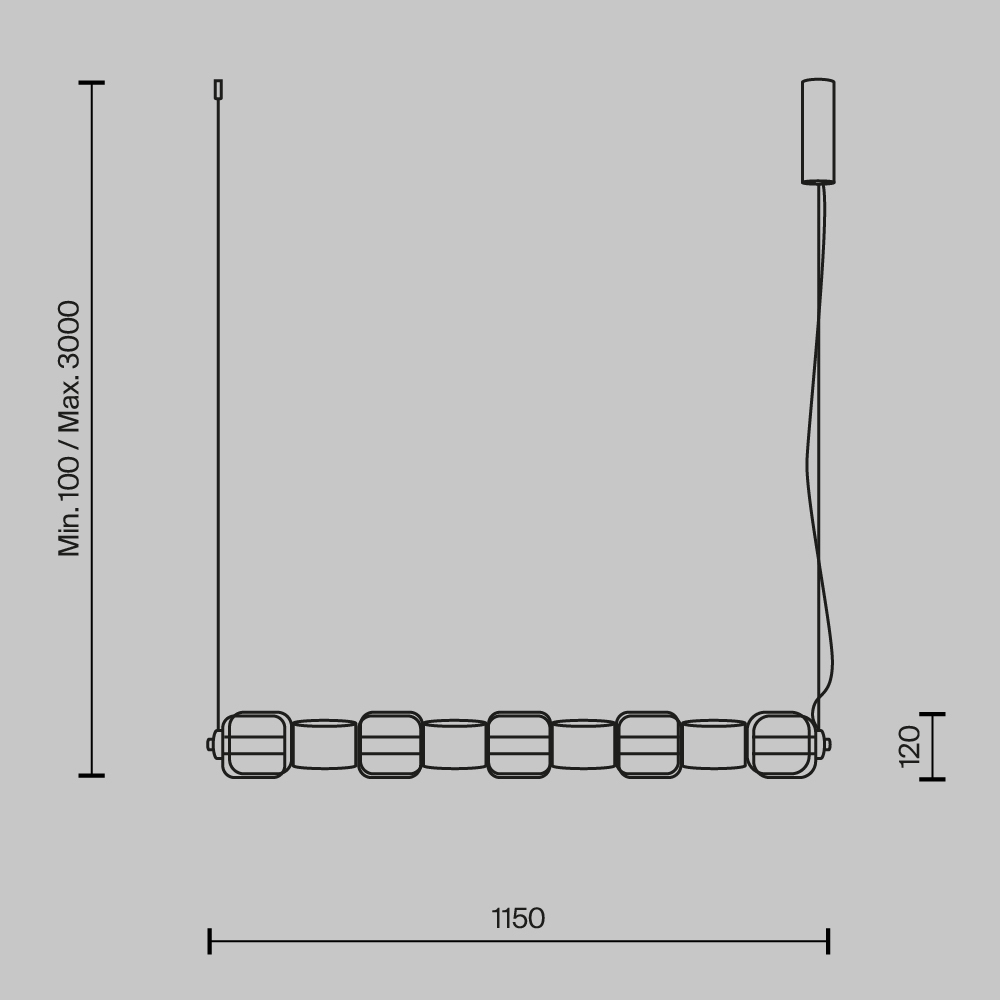 Подвесной светильник Ritmo 3000К 22Вт в Самаре