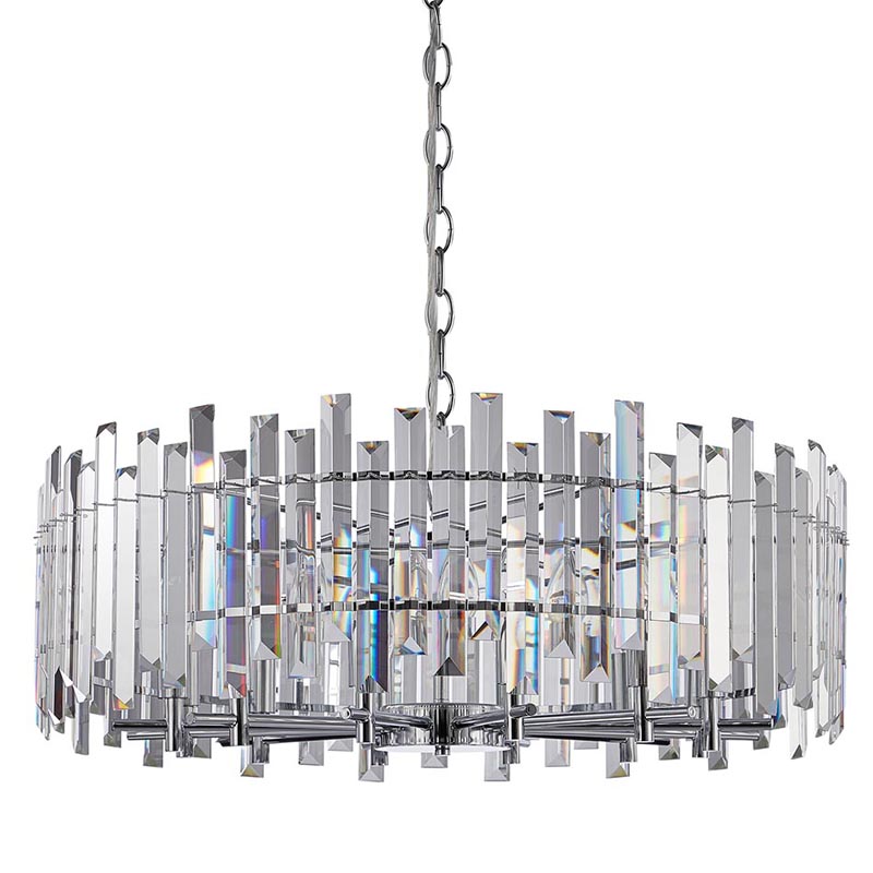 Люстра Langley Chandelier chrome 80 Хром Прозрачный в Самаре | Loft Concept 