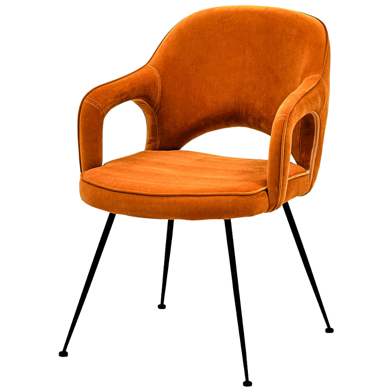 Стул Taube Stool Orange Оранжевый Черный в Самаре | Loft Concept 