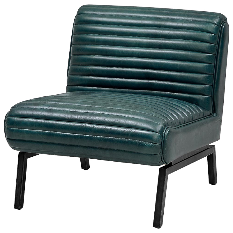 Кресло Gather Emerald Leather Chair Изумрудный в Самаре | Loft Concept 