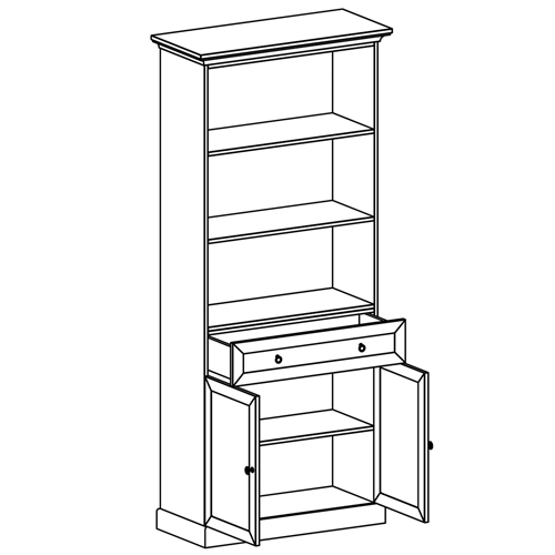 Стеллаж с ящиком и 2-мя дверцами Percent Rack в Самаре