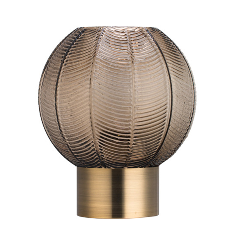 Ваза Vase Golden Throat Ball Gray Серый Глянцевое золото в Самаре | Loft Concept 