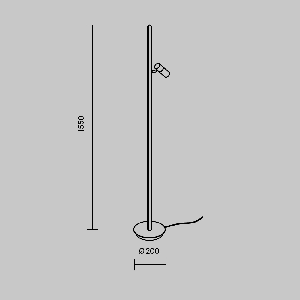 Напольный светильник Thin 3000К 14Вт в Самаре
