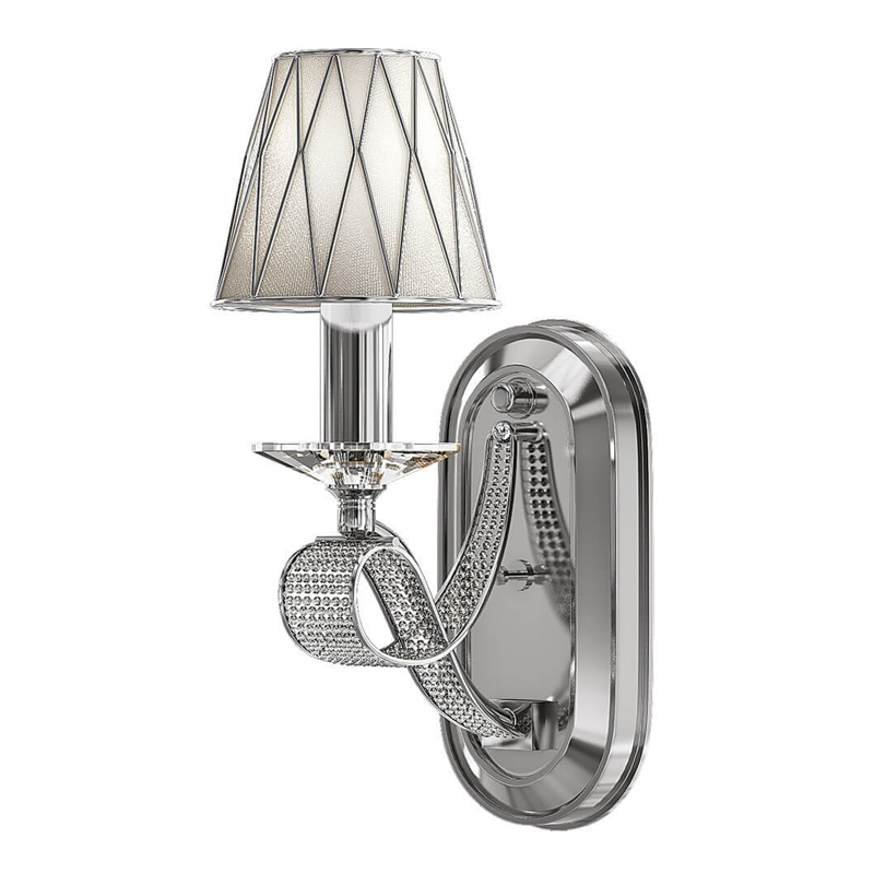 Бра Franseza Sconce chrome Хром Белый в Самаре | Loft Concept 