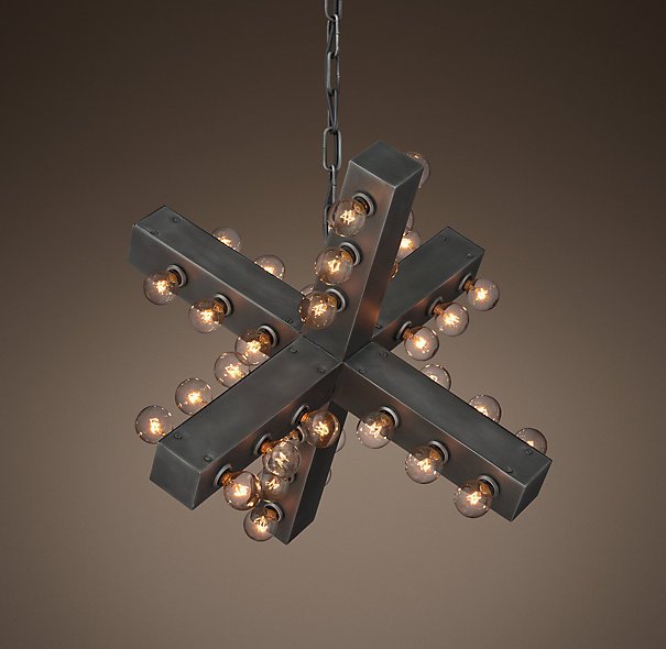 Люстра Nero Chandelier 56 Черный в Самаре | Loft Concept 