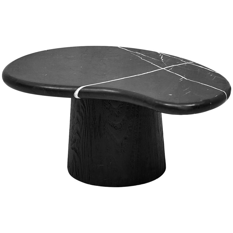 Кофейный стол Geoffroy Coffee Table Черный Мрамор Nero Черный матовый в Самаре | Loft Concept 