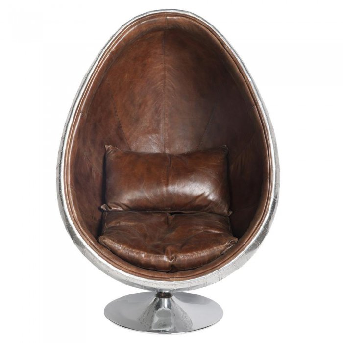 Кресло яйцо Aviator Egg Chair Коричневый в Самаре | Loft Concept 