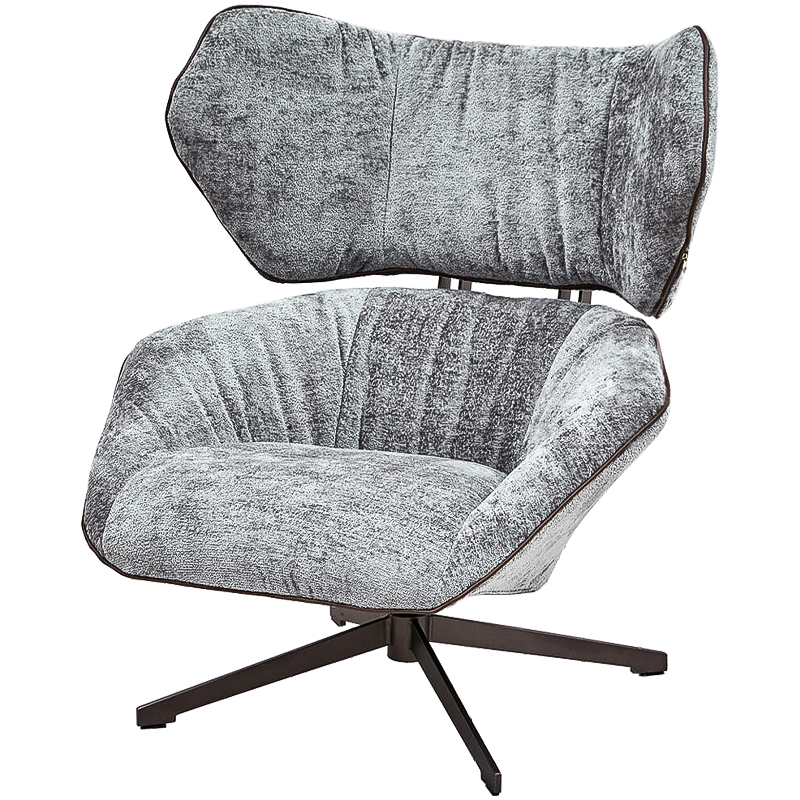 Кресло Holdor Chair Серый Темная бронза в Самаре | Loft Concept 