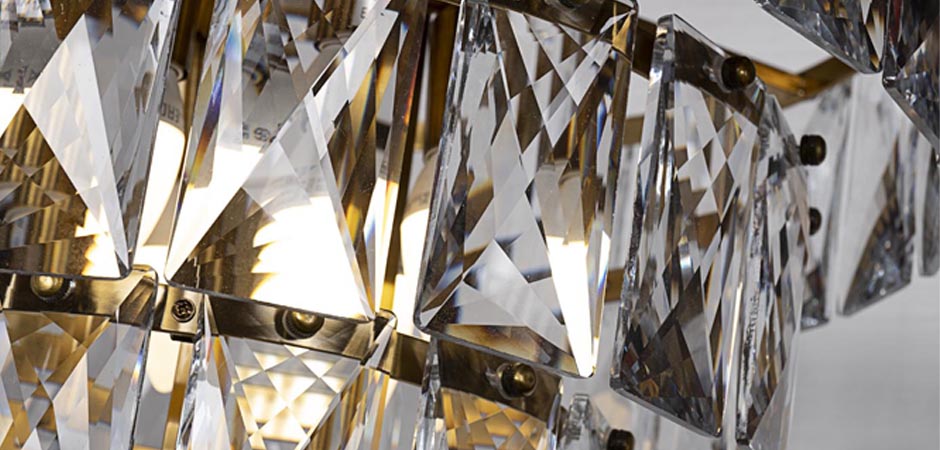 Люстра Tiers Crystal Light Chandelier brass 7 Люстра Tiers Crystal Light Chandelier brass 7 - Loft-Concept в Самаре