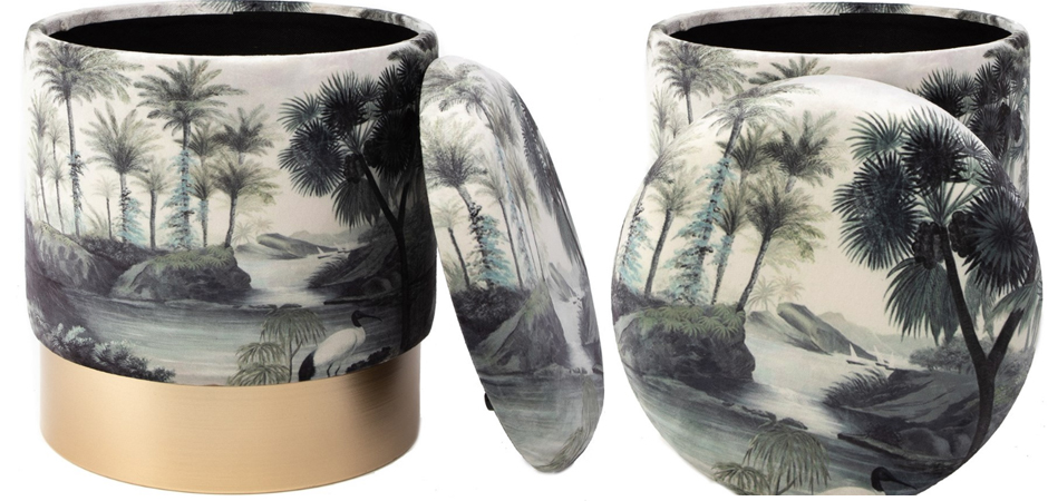 Пуф PUF Jungle Print river&tree small Пуф PUF Jungle Print river&tree small - Loft-Concept в Самаре