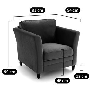 Кресло с обивкой из хлопкового велюра Porter Green Armchair Кресло с обивкой из хлопкового велюра Porter Green Armchair в Самаре