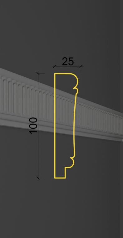 Молдинг с орнаментом MO-25 в Самаре