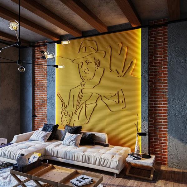 Барельеф AL CAPONE  в Самаре | Loft Concept 