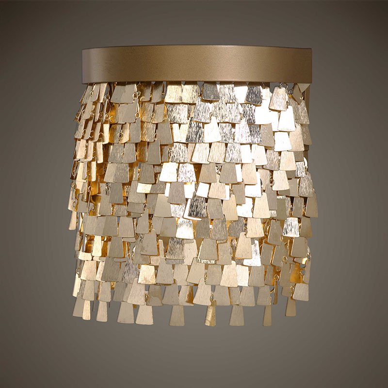 Бра Uttermost Lamps Tillie Wall Lamp Золотой в Самаре | Loft Concept 