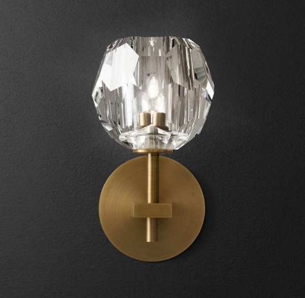 Бра RH Boule de Cristal Single Sconce Brass Латунь в Самаре | Loft Concept 