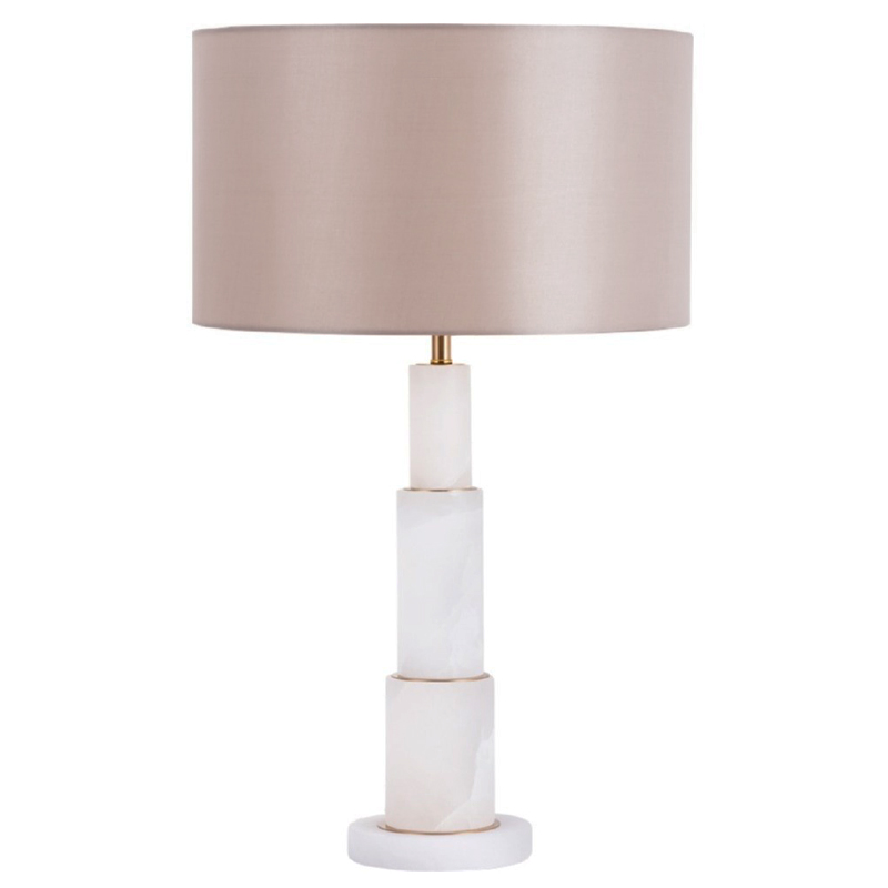 Настольная Лампа Мрамор Zikkurat Table Lamp ivory ( слоновая кость ) Taupe в Самаре | Loft Concept 