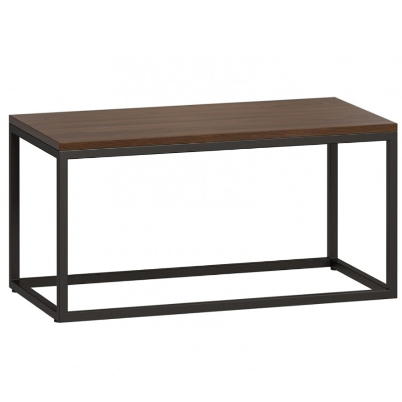 Кофейный стол Industrial Oak Philomel Coffee Table Коричневый Черный в Самаре | Loft Concept 